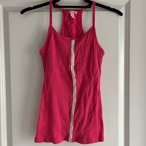 Lilly Pulitzer Pink Pajama Tank Top Size Small